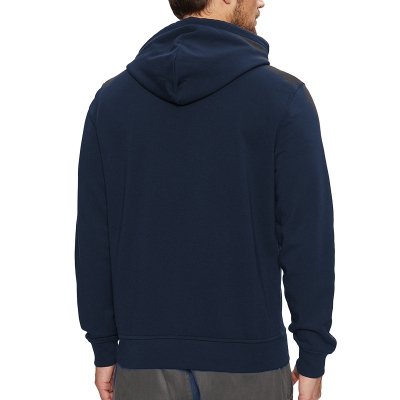 Bluza Karl Lagerfeld męska rozpinana z kapturem granatowa