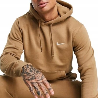 Nike bluza męska kangurka brązowa z kapturem