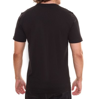Puma t-shirt czarna koszulka męska na krótki rękaw logo na piersi