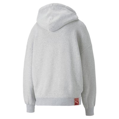 Puma bluza damska kangurka z kapturem szara