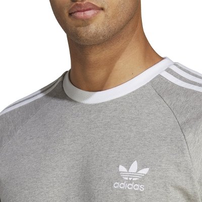 T-shirt Adidas koszulka szara krótki rękaw logo na piersi