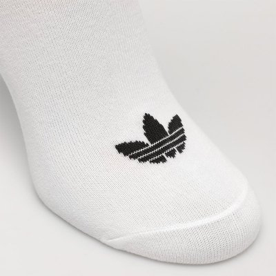 Skarpety stopki 3 pary Adidas przez kostkę białe 