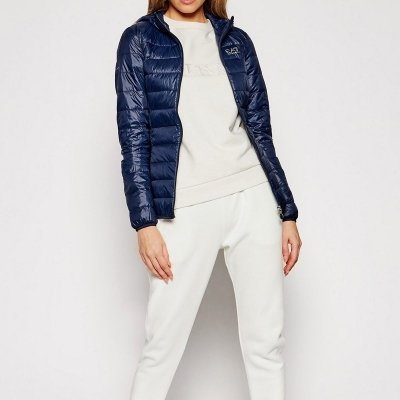 Kurtka damska Emporio Armani EA7 granatowa jesienna przejściowa