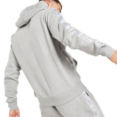 Nike komplet dresowy bawełniany męski spodnie bluza z kapturem szary