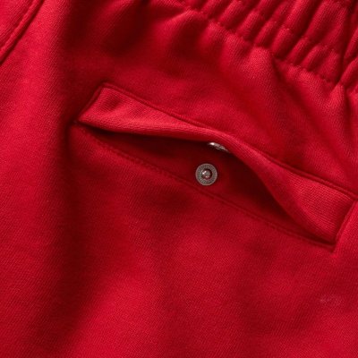 Nike dresowe spodnie sportowe męskie czerwone