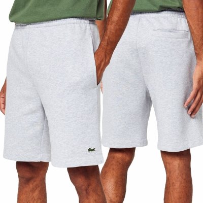 Spodenki Lacoste szorty męskie szare małe logo