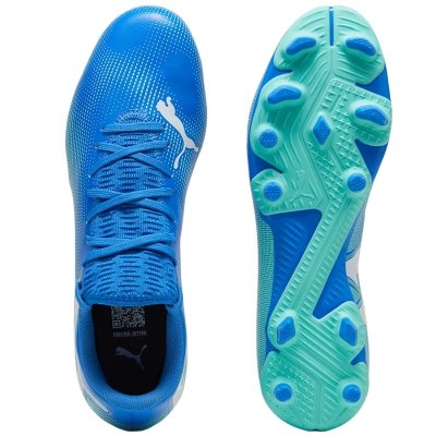 Buty korki Puma do gry na trawie i orliku niebieskie