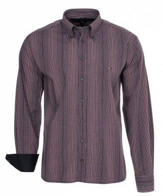 Koszula fioletowa Tommy Hilfiger Regular Fit męska logo