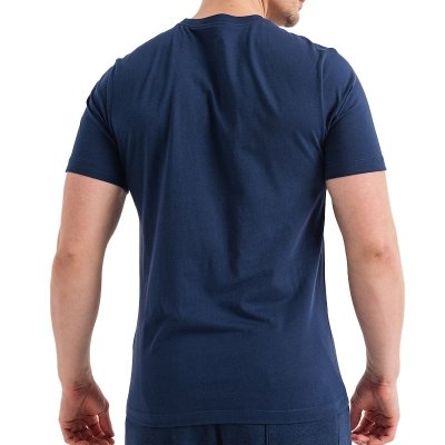 Nike t-shirt na krótki rękaw koszulka męska granatowa z nadrukiem