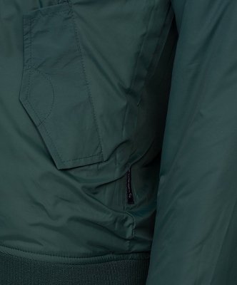 Armani Jeans męska kurtka przejściowa jesień dwustronna zielona