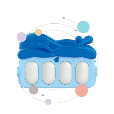 Interaktywna mata edukacyjna z pianinkiem duża dla dziecka z gryzakami