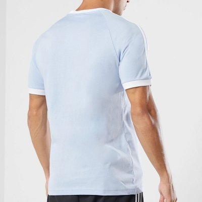 T-shirt Adidas koszulka błękitna  krótki rękaw logo na piersi