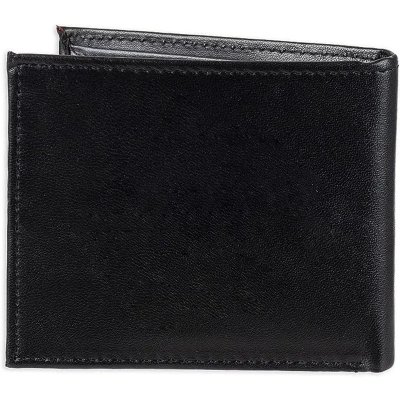 Portfel Tommy Hilfiger męski czarny na banknoty karty i dokumenty skórzany