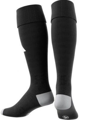 Adidas długie skarpety piłkarskie Milano getry sportowe czarne