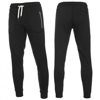 Spodnie Tommy Hilfiger dresowe spodnie męskie czarne 