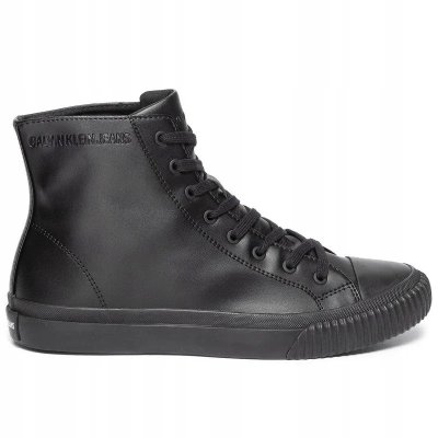 Buty Calvin Klein Jeans wysokie trampki męskie czarne