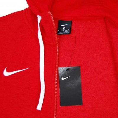 Nike bluza męska rozpinana czerwona z kapturem sportowa