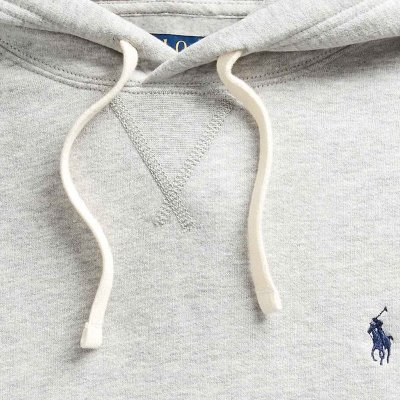 Bluza męska Ralph Lauren z kapturem bawełniana szara