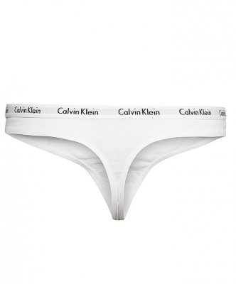 Calvin Klein stringi majtki damskie białe zestaw 3 sztuki