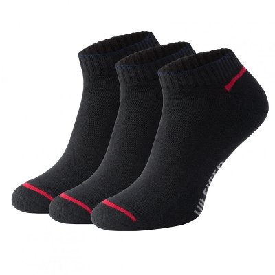 Tommy Hilfiger skarpety 3 pary krótkie stopki czarne