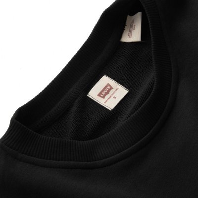 Bluza damska Levi's Levis czarna bawełniana małe logo