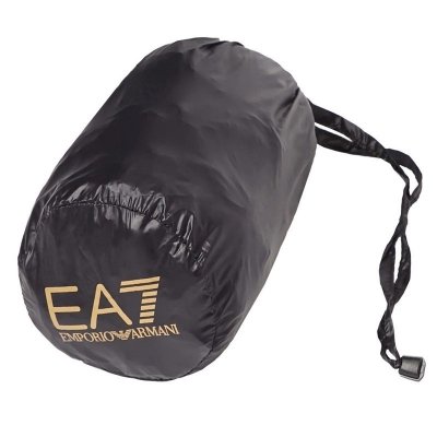 Bezrękawnik Emporio Armani EA7 męski czarny wiosenny złote logo