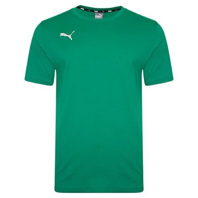 Puma t-shirt zielony koszulka męska na krótki rękaw logo na piersi