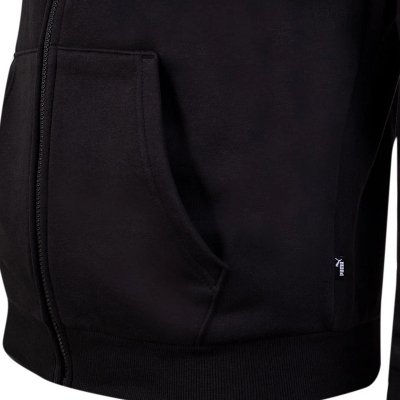 Puma bluza męska rozpinana czarna dresowa bawełniana