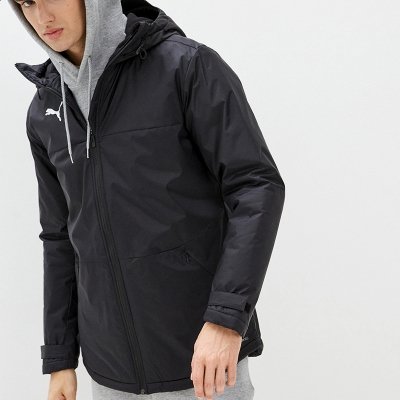 Puma kurtka parka męska czarna z kapturem