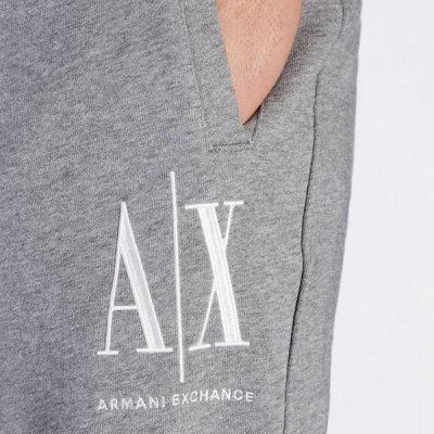 Spodnie męskie Armani Exchange szare bawełniane