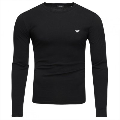Emporio Armani longsleeve koszulka na długi rękaw męska czarna