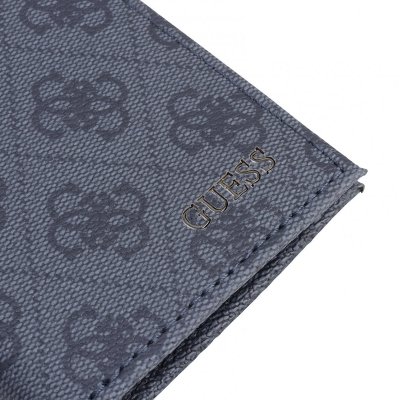 Guess portfel męski szary na bilon banknoty karty i dokumenty 