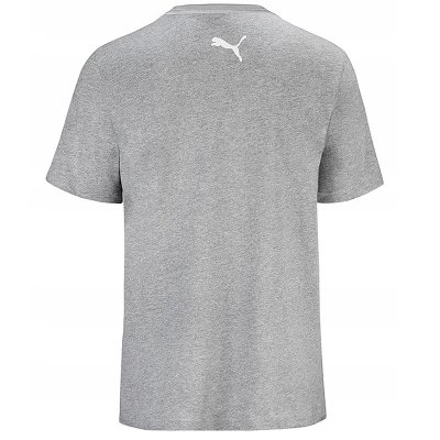 Puma t-shirt szara koszulka męska na krótki rękaw logo na karku