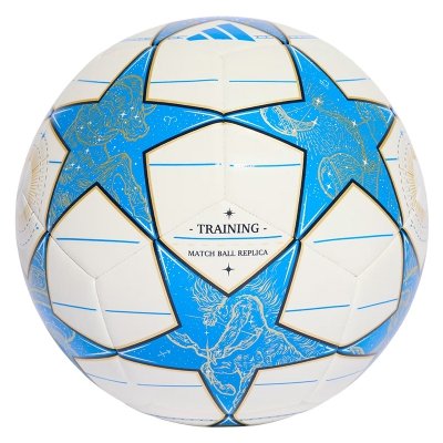 Piłka Adidas biała sportowa nożna do treningów i gry rekreacyjnej Liga Mistrzów
