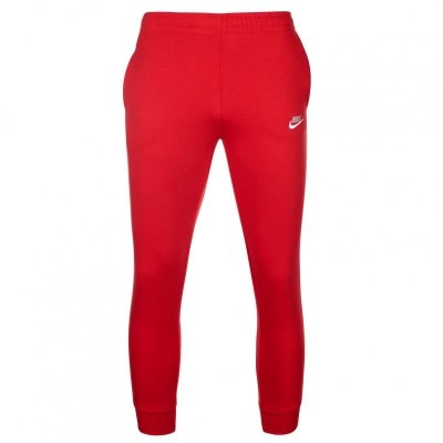 Nike dresowe spodnie sportowe męskie czerwone