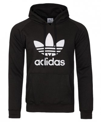 Adidas Originals Trefoil Hoody bluza kangurka czarna męska