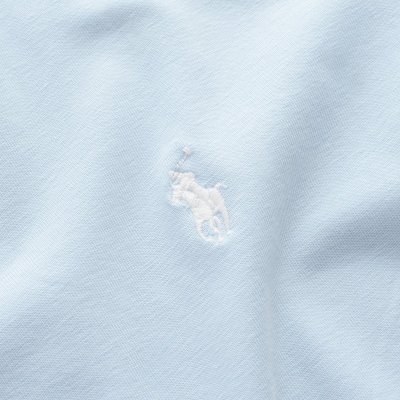 T-shirt damski Polo Ralph Lauren z okrągłym dekoldem błękitny