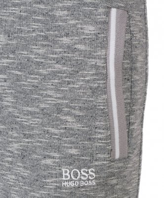 Komplet dresowy spodnie bluza Hugo Boss męski szary bluza rozpinana z kapturem