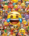 Emoji Emotikony - plakat