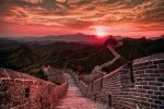 Plakat na ścianę - Wielki Mur Chiński - The Great Wall Of China, Sunset 