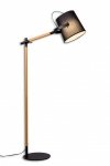 Lampa Podłogowa - Czarna Stojąca - Lapidus