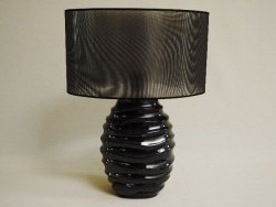 Lampa stołowa - Czarna - 45x61cm