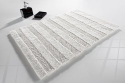 Dywanik łazienkowy - Stripes white - 50x80cm  