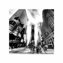 Times Square BW (New York) - reprodukcja