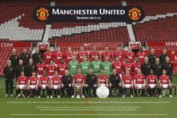 Manchester United Drużyna 11/12 - plakat