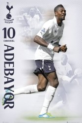 Tottenham Hotspurs Adebayor 11/12 - plakat
