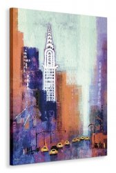 Manhattan Chrysler Building - Obraz na płótnie