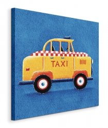 Yellow Taxi - Obraz na płótnie