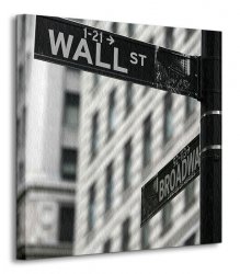 Obraz na płótnie - Wall street - 40x40 cm