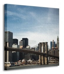 Obraz na płótnie - Brooklyn Bridge - 40x40 cm